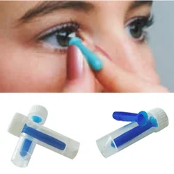 Silicone Contact Lens Stick Sucker Suction Cup Soft Gel Convenient Portable Travel Mini Contact Lens Inserter Remover Tool