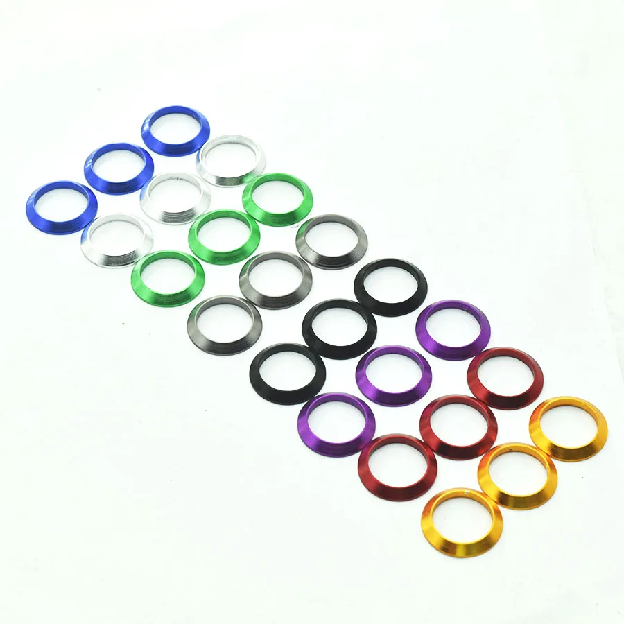 Decorative ring Trim ring for fishing rod   DIY Fishing Rod aluminum part Repair components mix size winding check