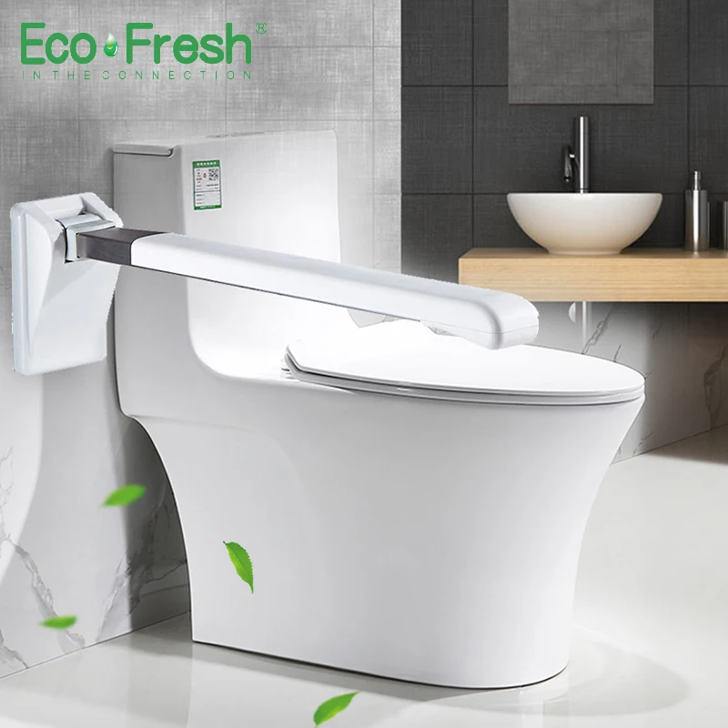 

Ecofresh Toilet toilet folding handrail toilet bathroom elderly pregnant woman non-slip safety barrier-free assisted railing