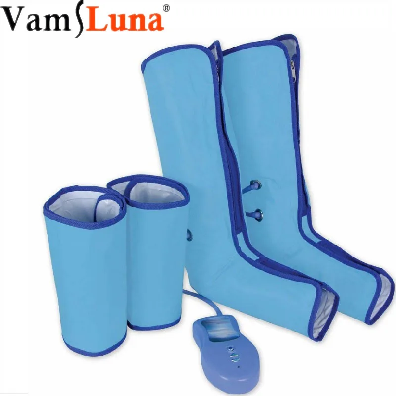 

Lymphatic Drainage Apparatus Circulation Air Compression Leg Wraps Regular Massager Foot Ankles Calf Therapy