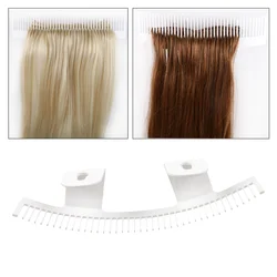 Hot Sale Salon Hair Extensions Acrylic Hair Strands Holder Plate Hanger For Hair Extensions Display Stand Wig Storage Holder