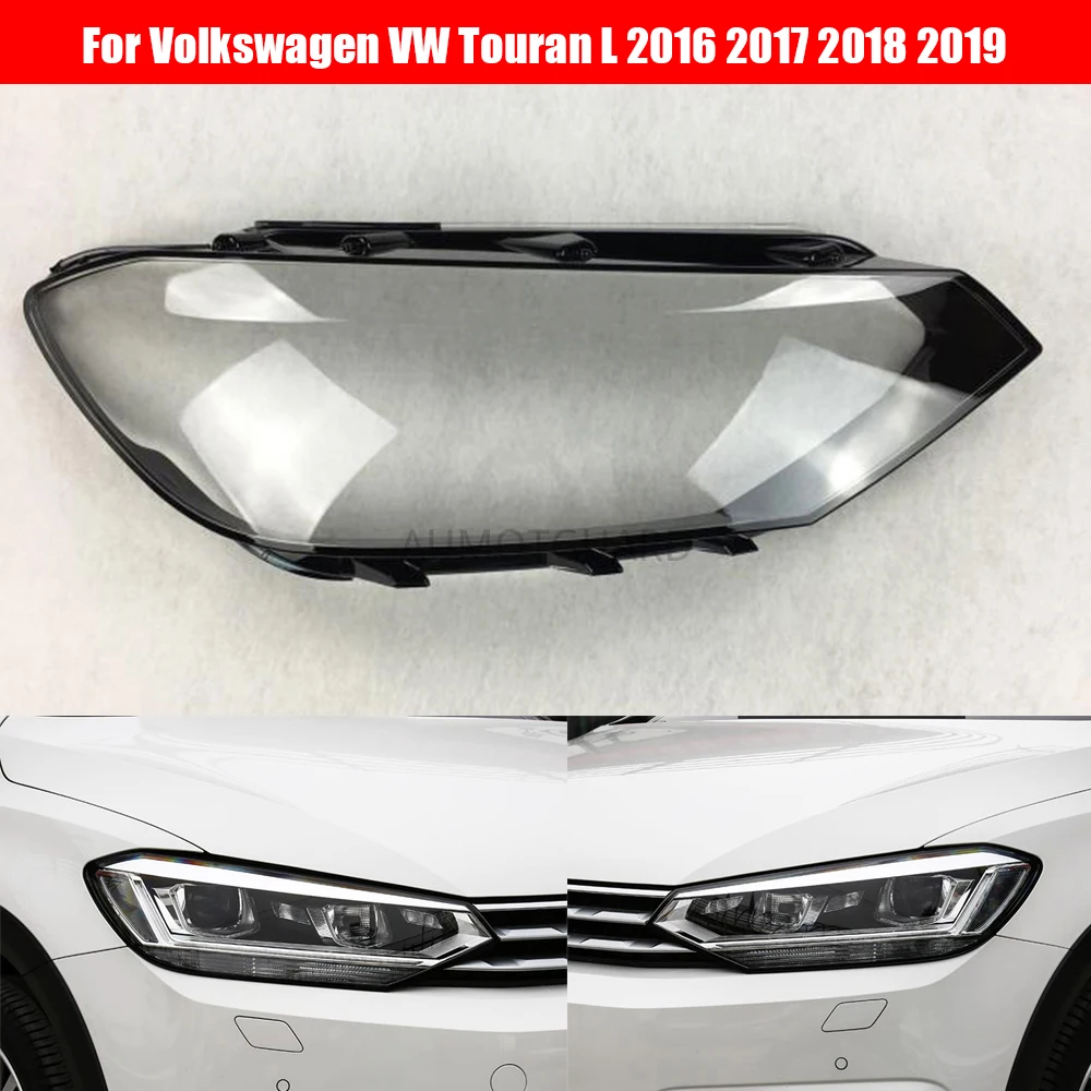 

Автомобильный налобный фонарь для Volkswagen VW Touran L 2016 2017 2018 2019 2020 автомобильный Сменный объектив Автомобильный корпус крышка