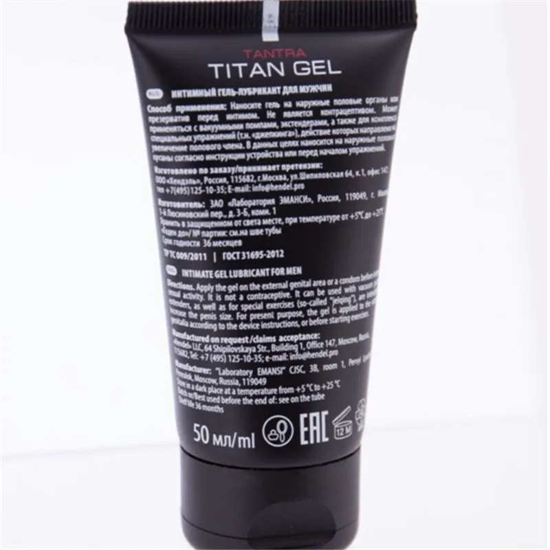 Gel Titan Para Agrandar El Pene, Crema De Masaje, Aceite Esencial, Juguete Para Adultos, Potenciador Masculino