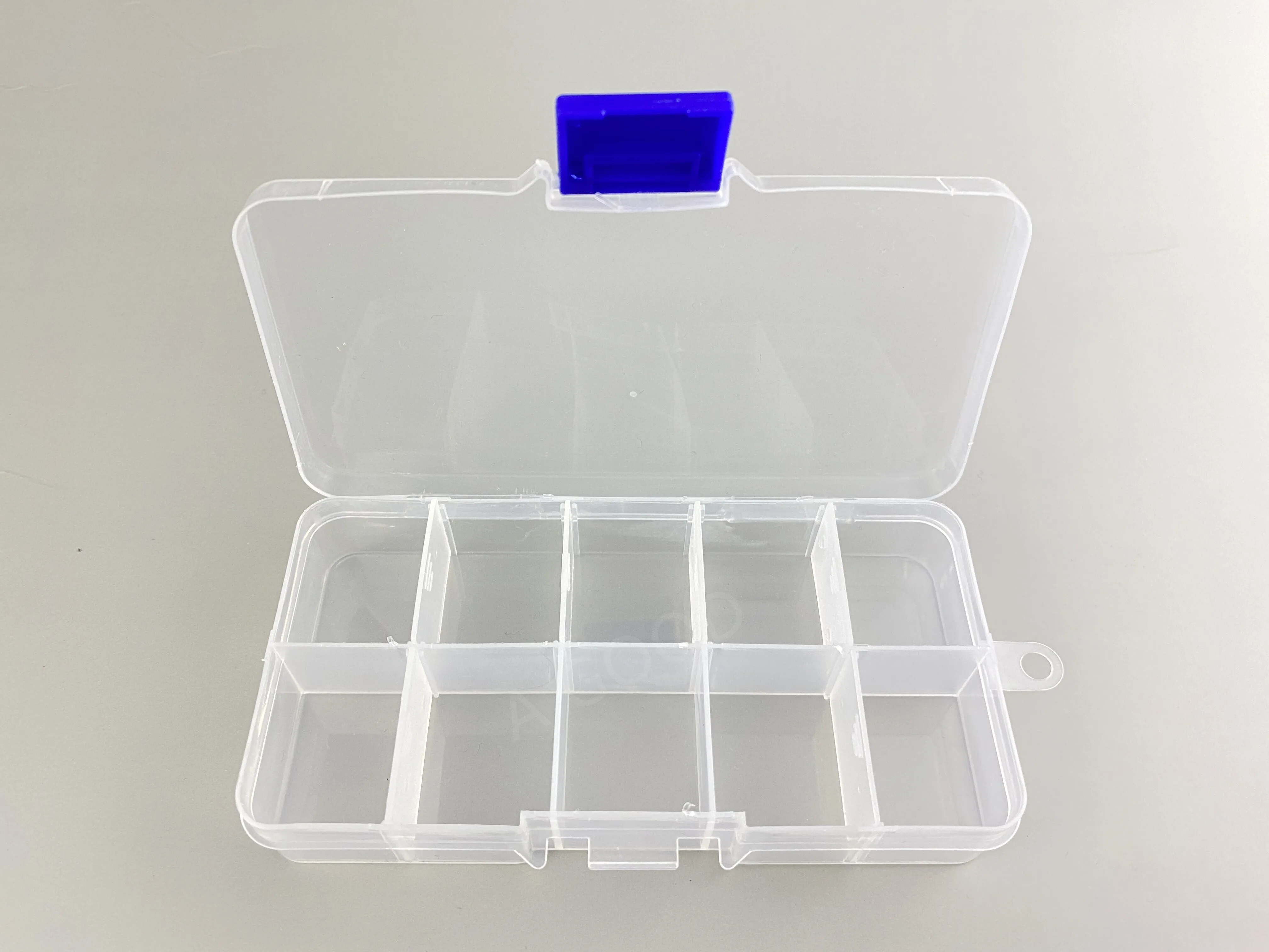 New 10 Slots Cells Colorful Portable Tool Storage Box Container Ring Electronic Parts Screw Beads Plastic Box