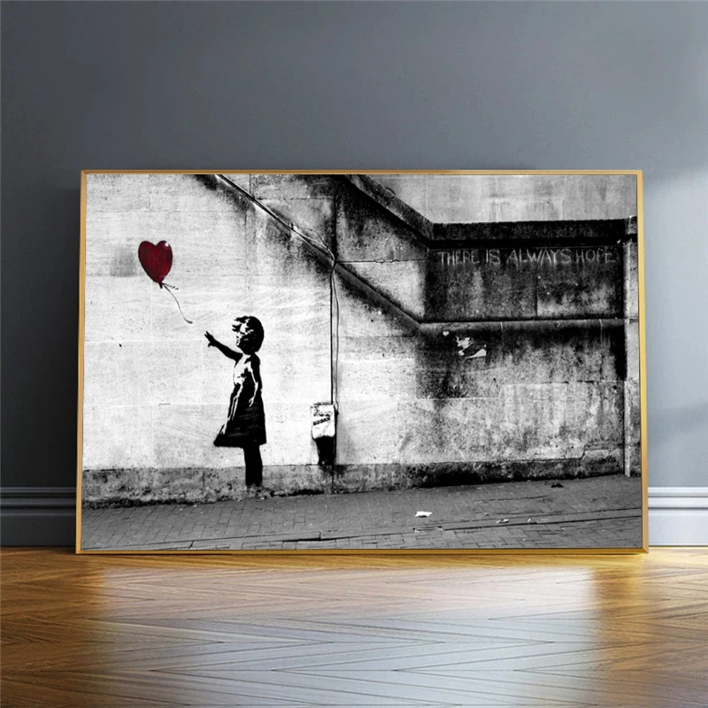 Banksy Poster Graffiti Art Dream Posters and Prints Abstract Characters Graffiti Art Murals on Canvas Art Pictures Home Decor