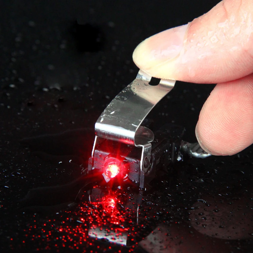 Mini Bike Tail Light, Bicycle Light Waterproof Cycling Taillight Brake Reminder Light LED Safety Warning Lamp for V-shape Brake