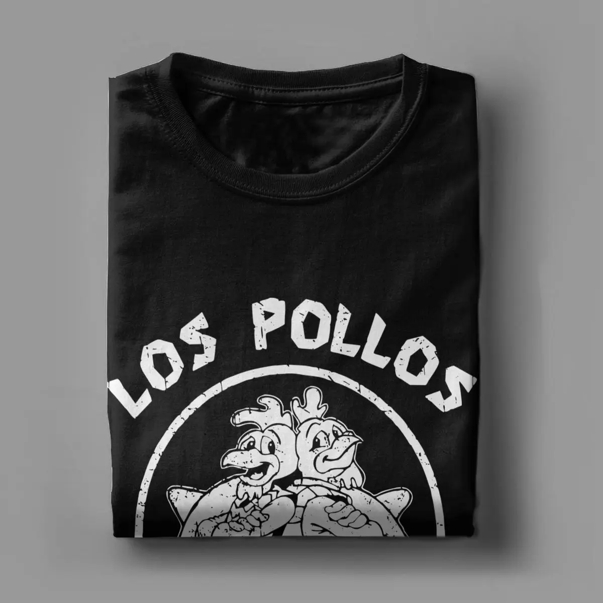 Men\'s T-Shirts Los Pollos Hermanos Breaking Bad 100% Cotton Tee Shirt Short Sleeve Better Call Saul T Shirt Crewneck Tops