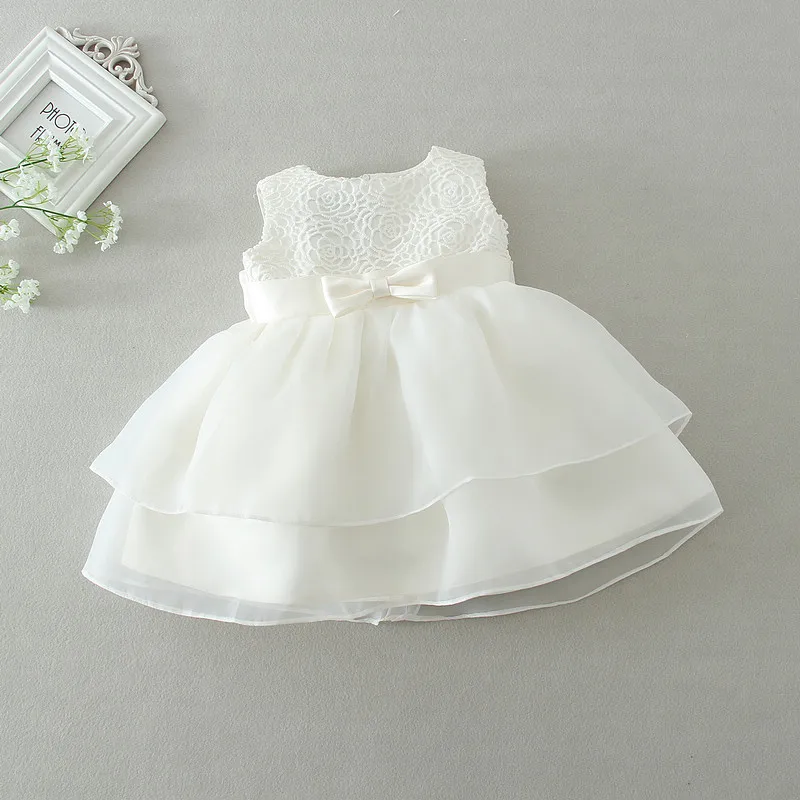 

1 Year Girl Baby Birthday Dress Party and Wedding Baptism Frocks Newborn Gown L80