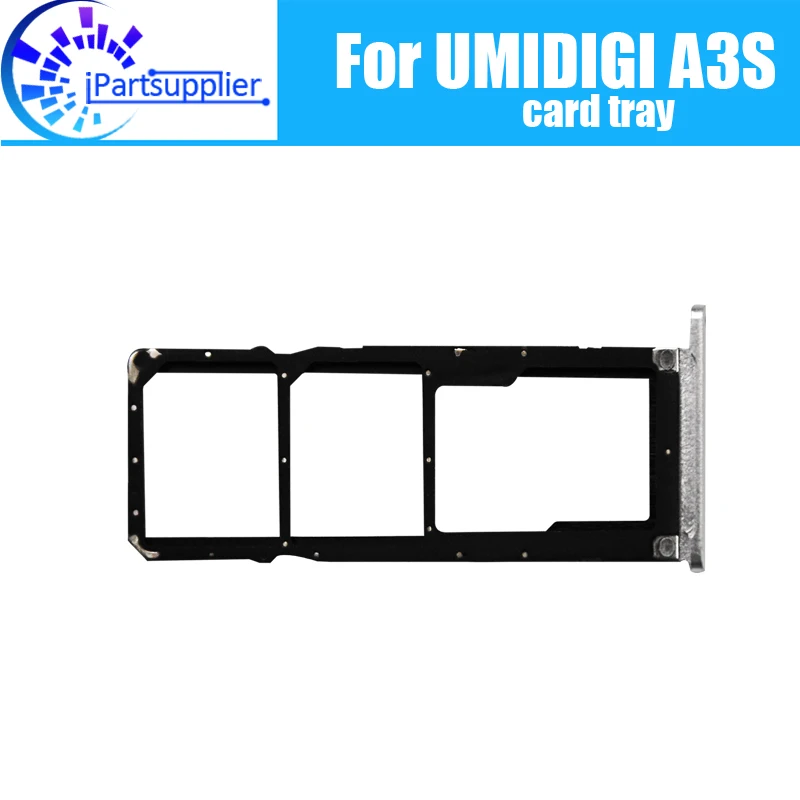 Umideli A3S soporte de bandeja de tarjeta 100% Original nueva bandeja de tarjeta SIM de alta calidad soporte de ranura para tarjeta Sim repalement para umideli A3S.