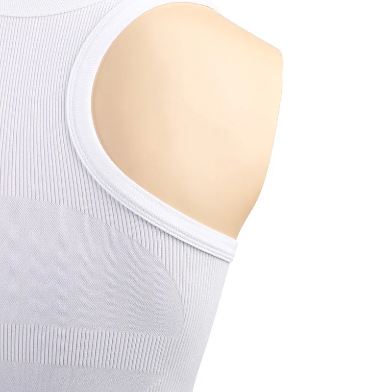 CN Health Men's Shapewear Belly Contracting and Close-Fitting Corset Wide Shoulder Strap Sleeveless Vest Free Shipping