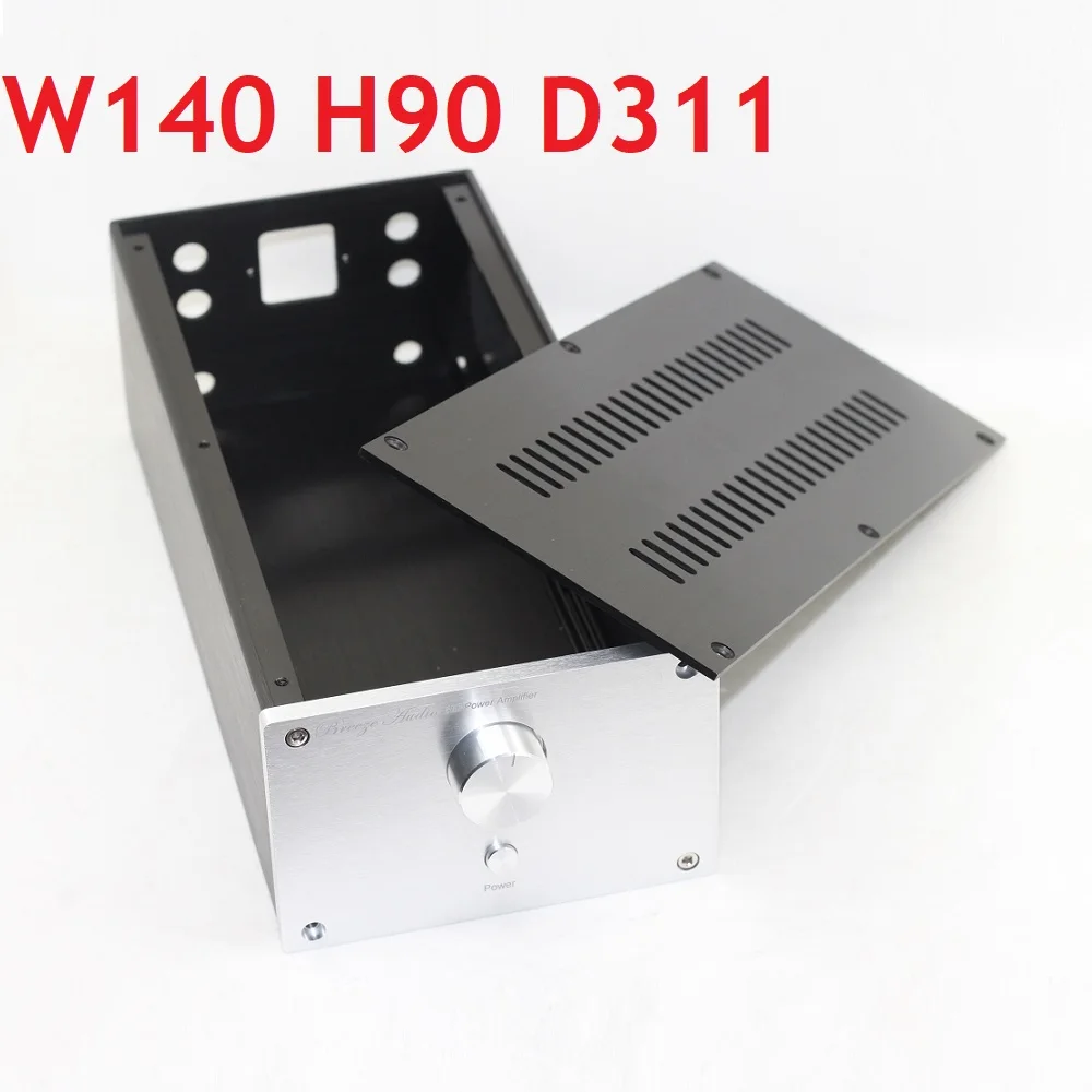 

W140 H90 D311 DAC Case Aluminum Chassis Power Amplifier Supply DIY Box Preamp Amp Decoding Shell Hi End Anodized Headphone PSU