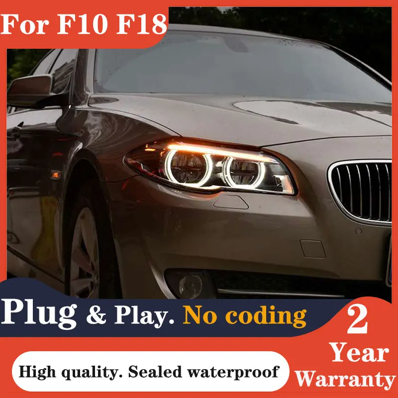 

Car lamps For BMW F10 F18 Headlights 2010-2016 520i 525i 530i 535i M5 ALL LED Headlight DRL LED Beam Automotive Accessories