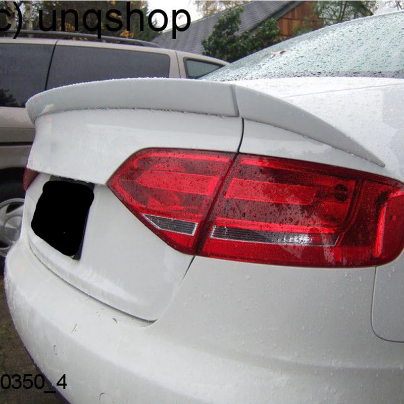 

Unpainted PU A4 B8 A Style Rear Trunk Spoiler Wing for Audi A4 B8 2009~2012