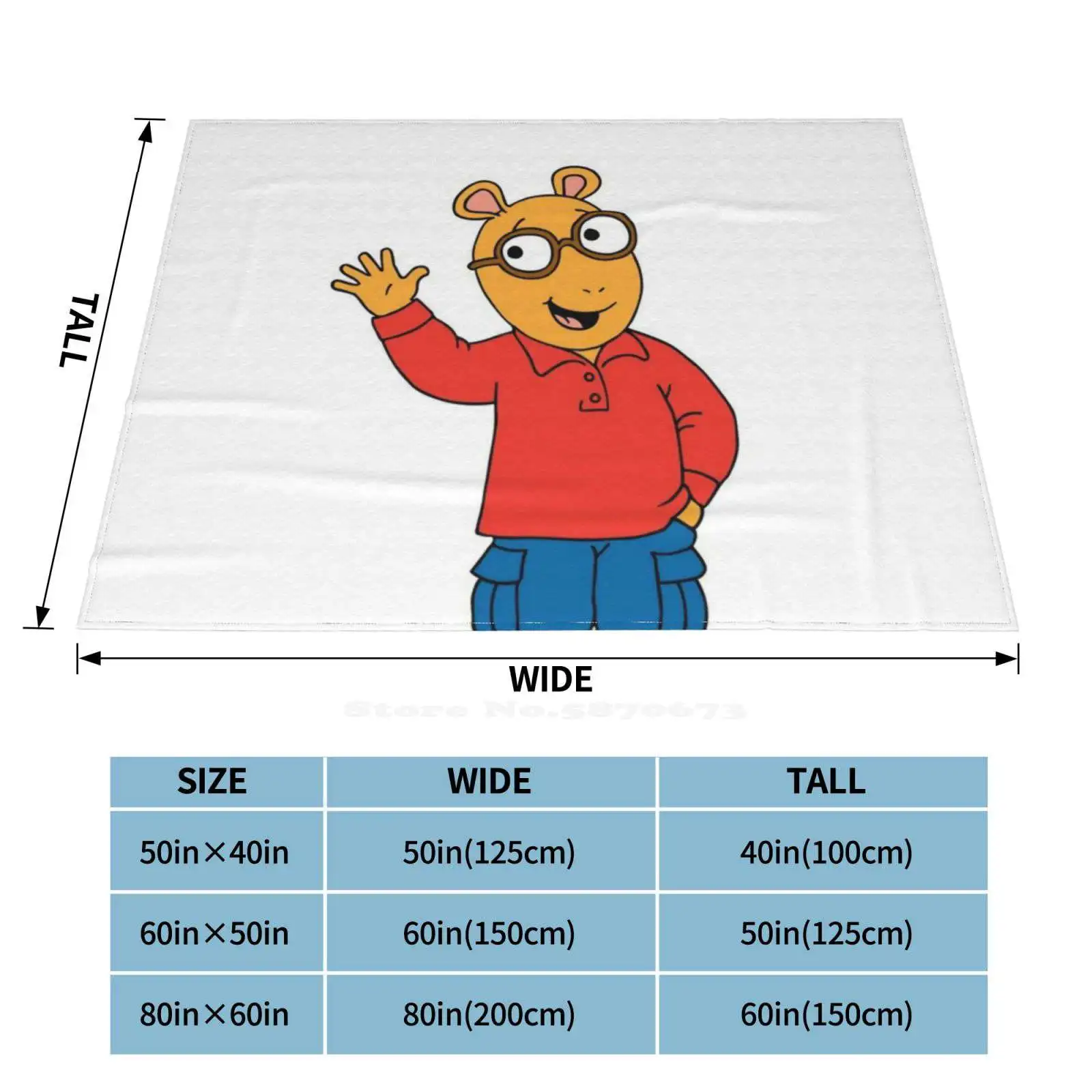 آرثر قراءة أفضل غرفة بيع بطانية الفانيلا المنزلية آرثر قراءة Diminou D W قراءة مغامرات آرثر
