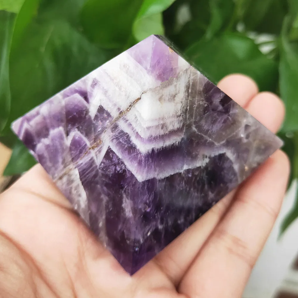 4-6cm Natural Dream Amethyst Crystal Pyramid Ametist Quartz Gem Stone Point Mineral Egyptian crystals Healing