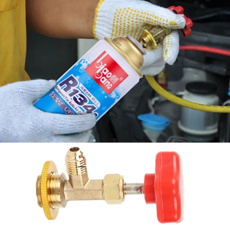 r134a Refrigerant Brass Tap Can Dispensing Valve Bottle Opener 1/2\