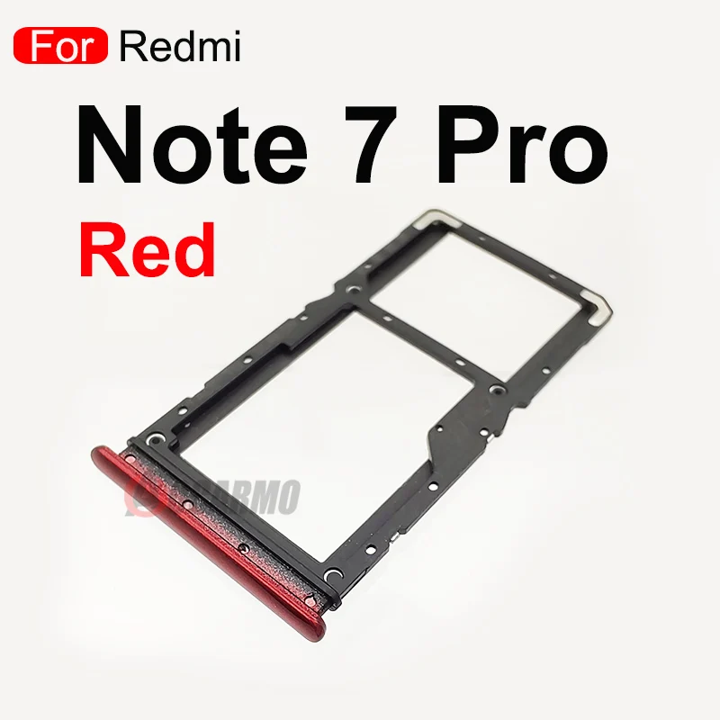 For Xiaomi Redmi Note 7 Pro 7Pro SIM Card Tray Slot Holder Adapter Socket Replacement Parts