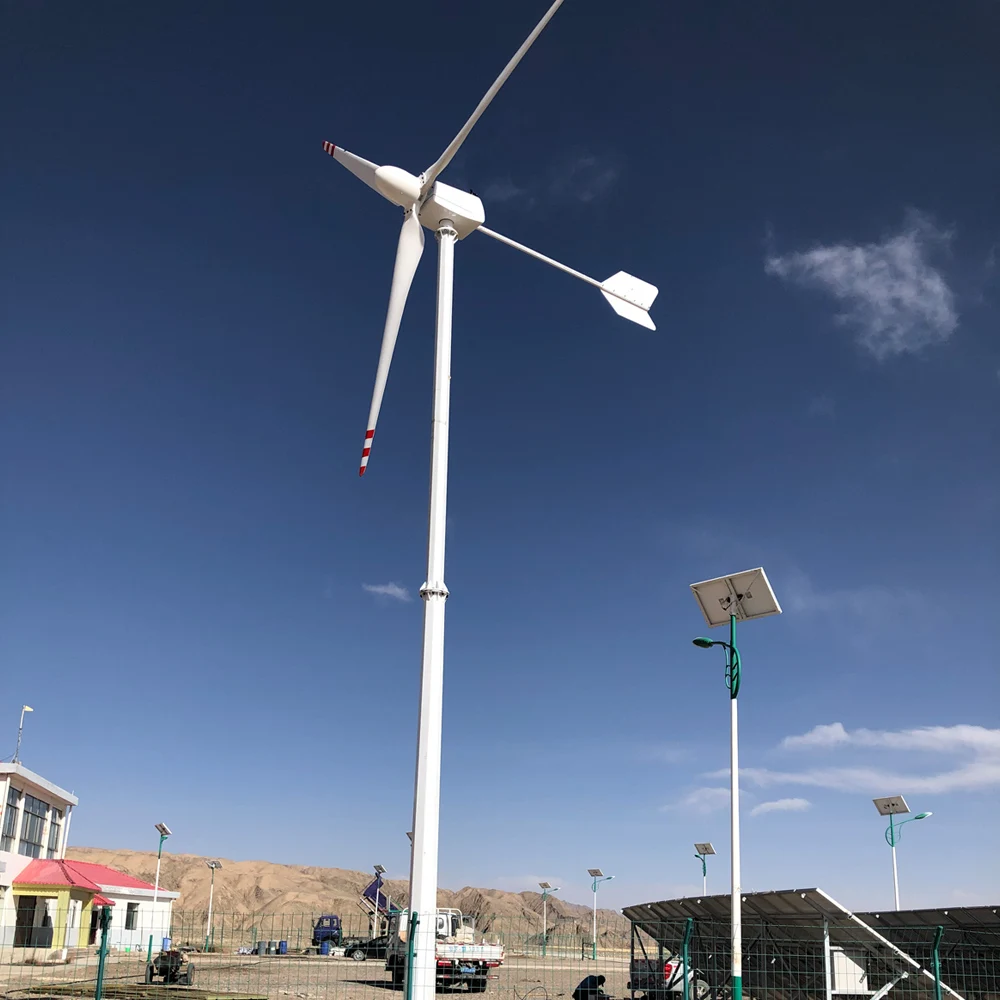 10KW Horizontal Wind Turbine 96v 220v 380v AXIS Permanent Magnet 10000w Wind Generator High Efficiency Free Power