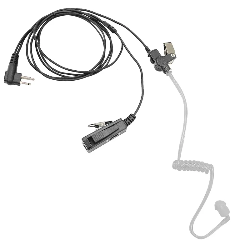 

Acoustic Tube Earpiece Headset with VOX PTT Mic, for Motorola CLS1110, CLS1410, CP100, CP200, GP88, GP300, 2 Pin