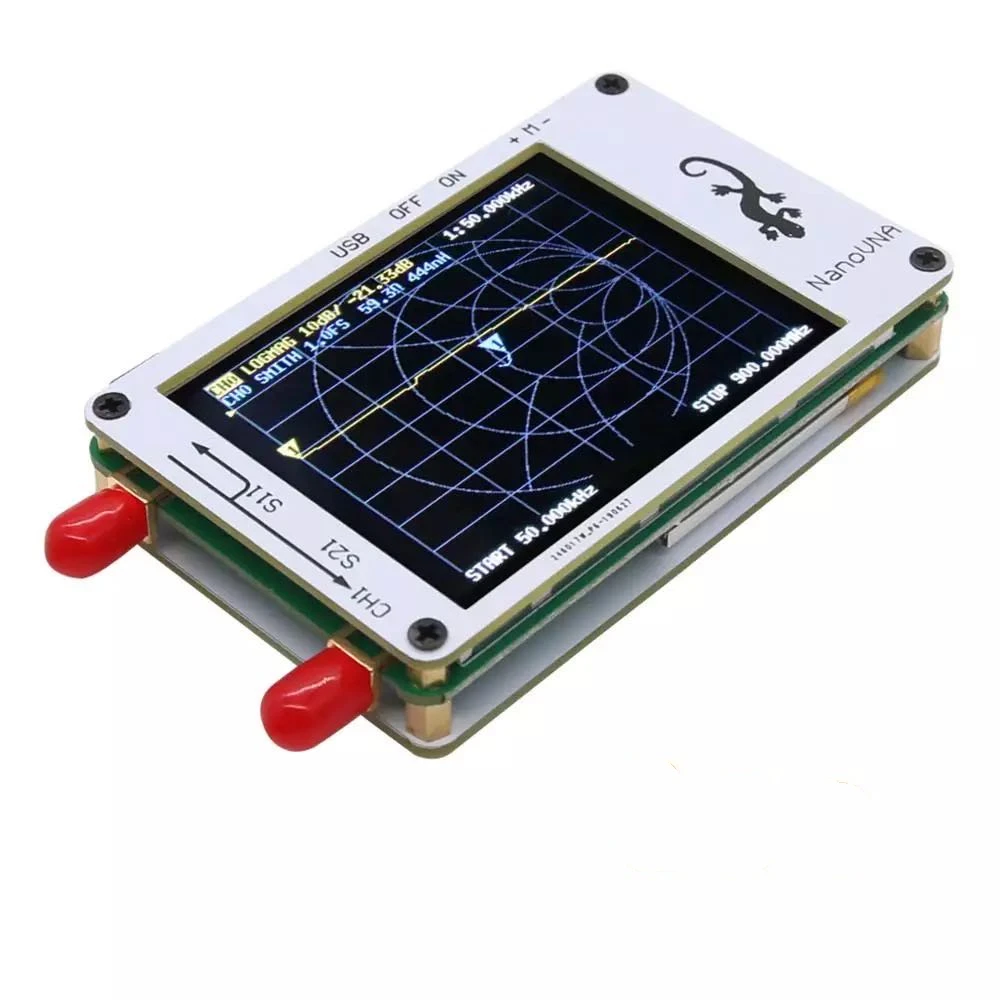 NanoVNA vector network analyzer 2.8 inch standing wave ratio LCD 50KHz-900MHz HF VHF UHF