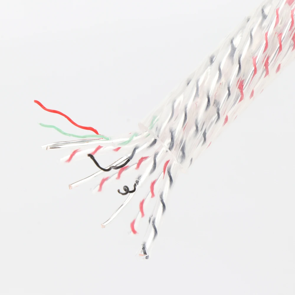 Valhalla 7N ทองแดงเงิน 9/12 แกนสายไฟ DIY Custom สายไฟสายลําโพงสําหรับเครื่องขยายเสียง CD Player