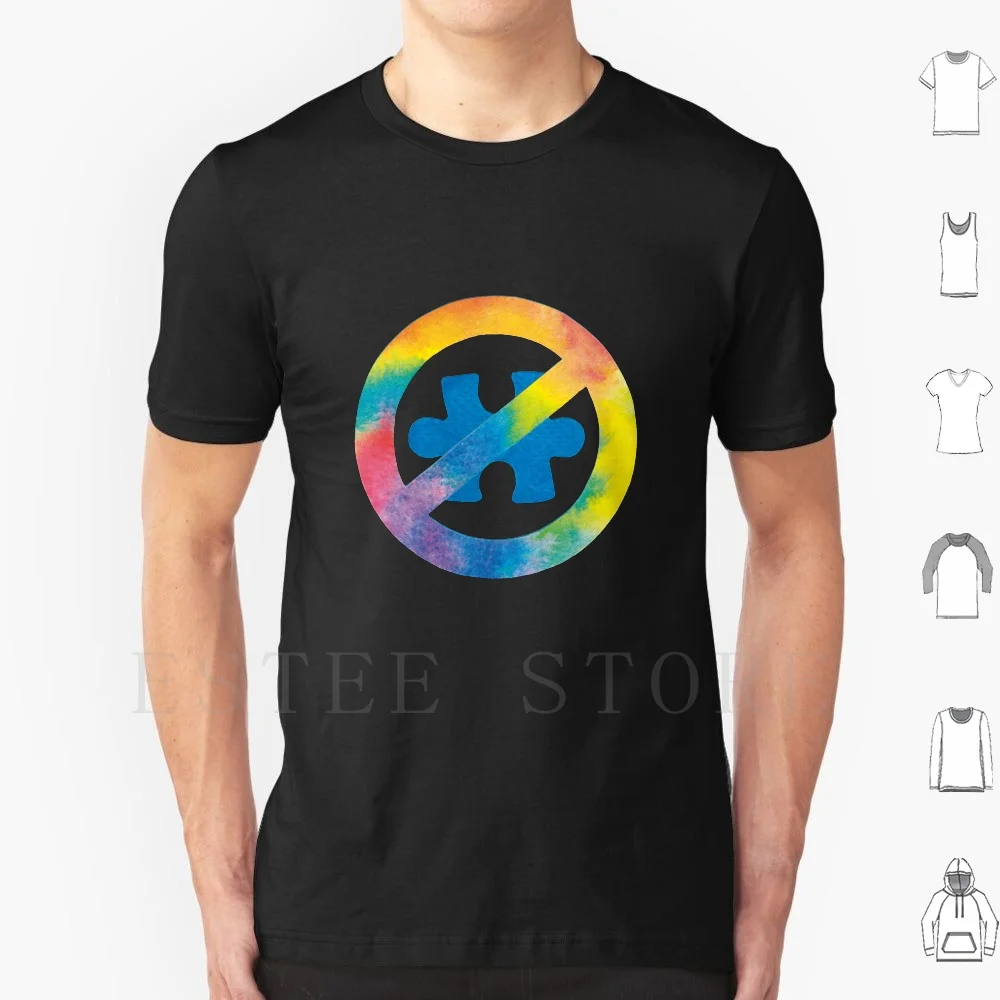 I Am Not A Puzzle!-Listen To The Autistic! T Shirt DIY Big Size 100% Cotton Autism Neurodiversity Neurodivergent Puzzle