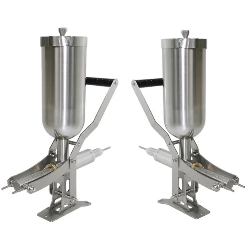 Distributeur commercial de remplissage de beurre de confiture d'acier inoxydable de Machine de remplissage de crème pour les mains de remplissage de Churro de 5L