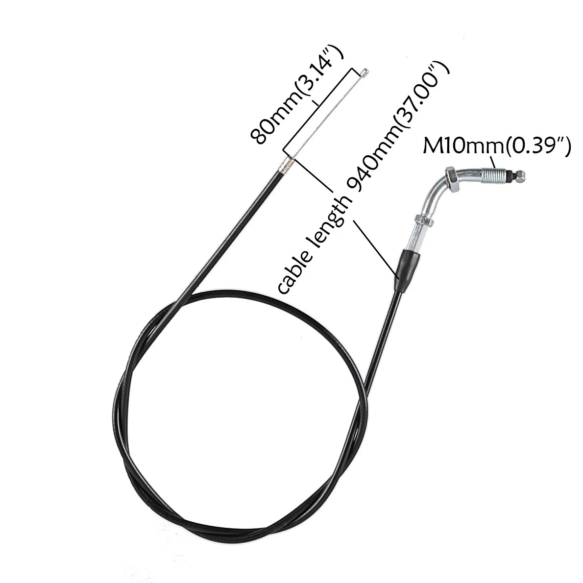 950mm Motorcycle Bicycle Throttle Cable Line for Engines Gas Chopper PIT Pro Scooter Mini Bike Quad 49cc 50cc 60cc 70cc 80cc