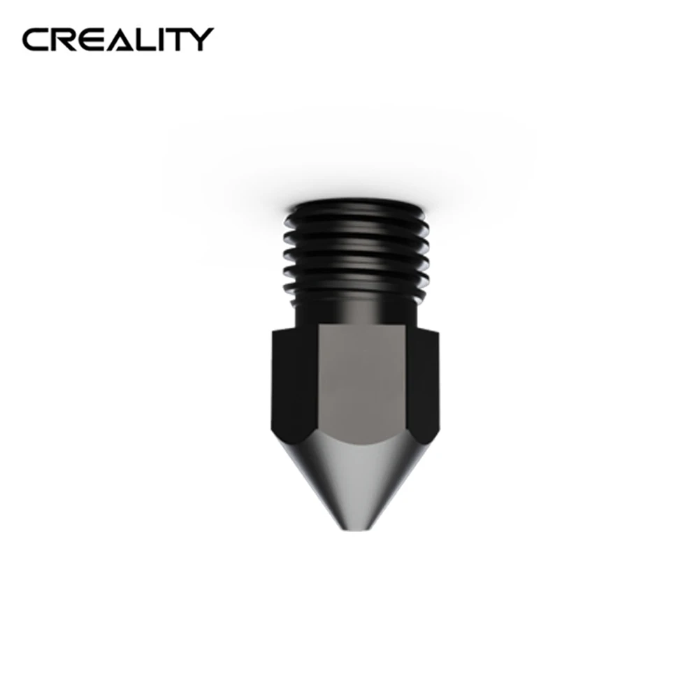 10Pcs/Lots Creallity 3D Printer Part Super Hardened Steel Nozzle MK8 Hard 1.75mm for Ender 3 Ender3 Pro Ender-3 V2 CR10