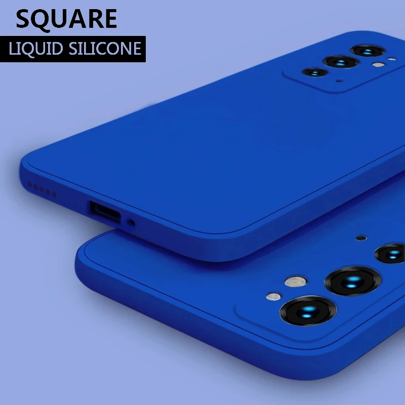 Funda de silicona líquida Original para Oneplus 9, 8, 7 Pro, parachoques de protección de lujo para Oneplus 9 Pro, 8T, 9R, 7, 8 Pro, One Plus, 9 RT