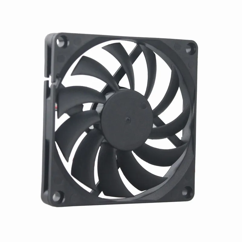 1PCS Gdstime 24V dual ball Brushless DC  80mm x 10mm PC Computer Case  80*80*10mm CPU Cooler 8cm 2Pin axial cooling  fan