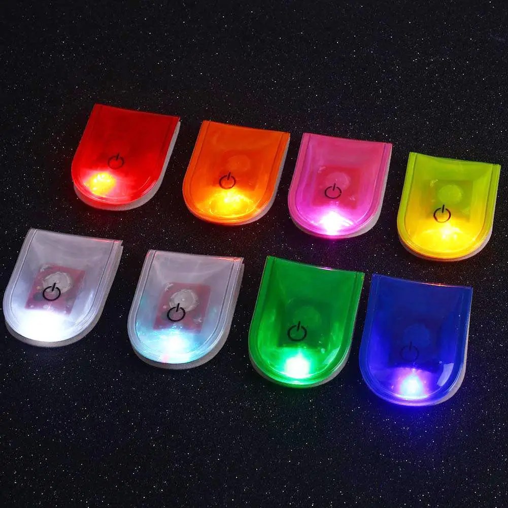 Flashing Night Running Light Jogging LED Safety Alarm Warning Clip Magnet Light Bicycle Lapel Lamp Bike Accessories велосипед