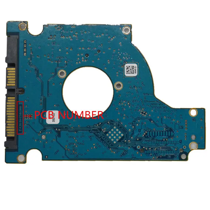 Seagate solid state hybrid hard drive circuit board number: 100705349 REV D /  ST1000LM014 , ST500LM000