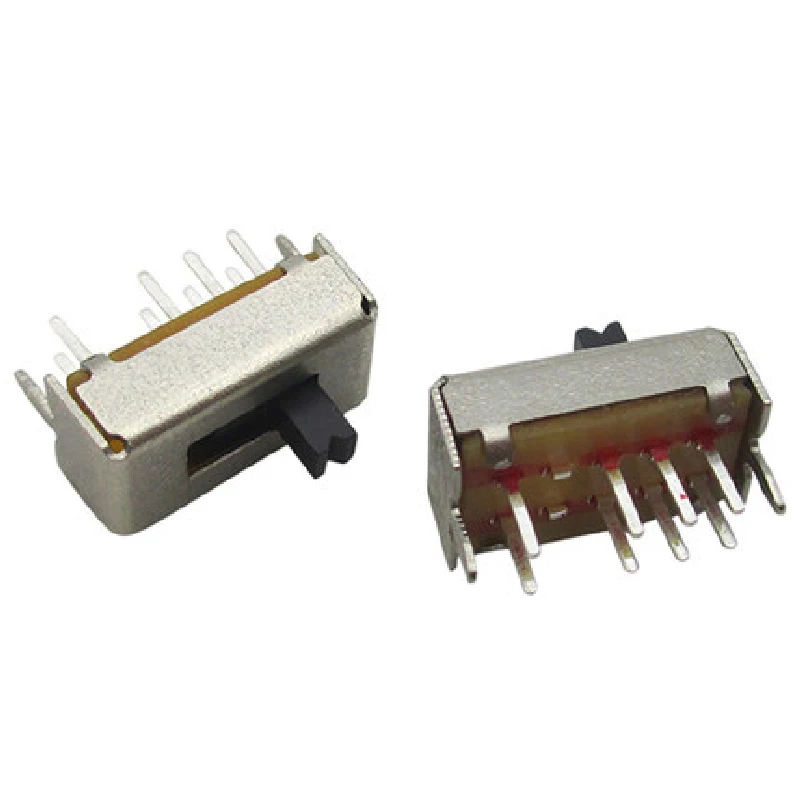 مفتاح انزلاق تبديل جانبي ، مفاتيح صغيرة للمقاطعة ، SS23D07 ، 8Pin ، 10