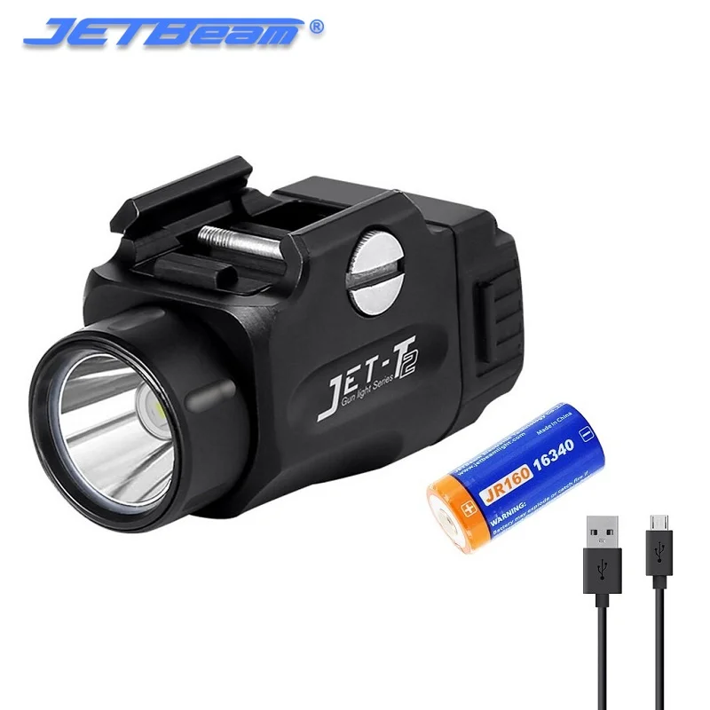 Jetbeam T2 USB Charge 520 Lumens Compact and lightweight tactical light