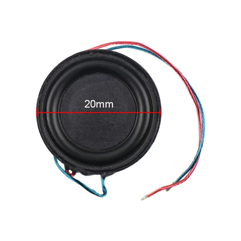 GHXAMP 20MM Speaker Ultra-Thin Mini 4 Ohms 2 W Full range Loudspeaker High Performance Neodymium Magnet