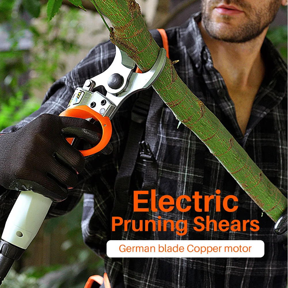 

Electric Pruning Scissors Fruit Branch Pruner 30-45mm Pruning Shears 36V Lithium Battery Garden Pruner Power Tool