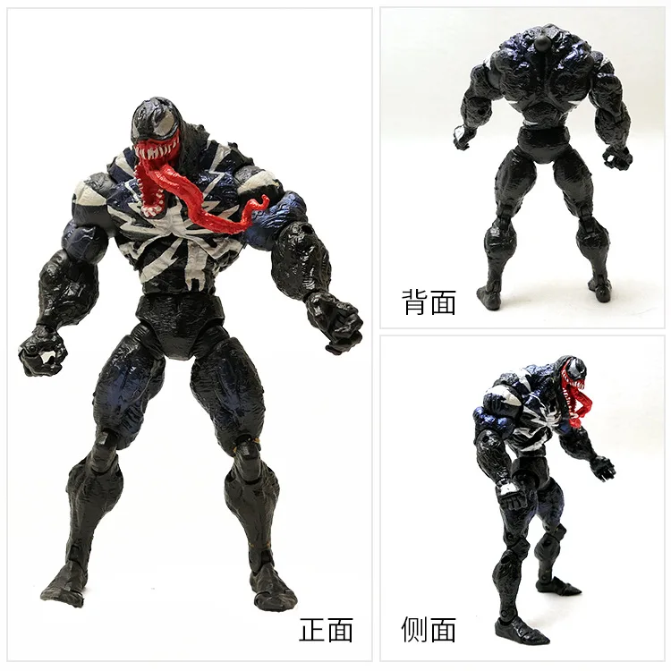 Anime Figure Venom Figures toy doll Articulated figure Action Model  23cm doll kids Toys Figure Christmas Gifts