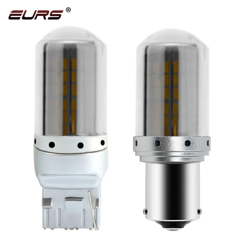 1Pcs 1156 Ba15s T20 LED P21W W21W PY21W LED Canbus Bulbs No Hyper Flash lights Auto Car Turn Signal Parking lights 3014 144smd