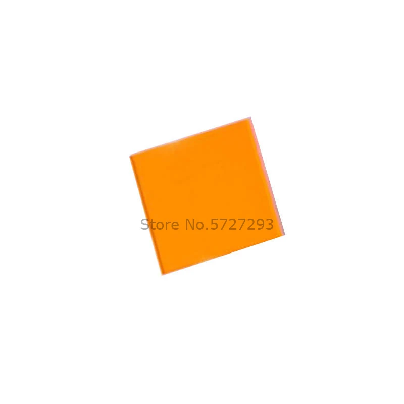 3mm Fluorescent Orange Acrylic Square Panel Water Resistant Board  for DIY Project