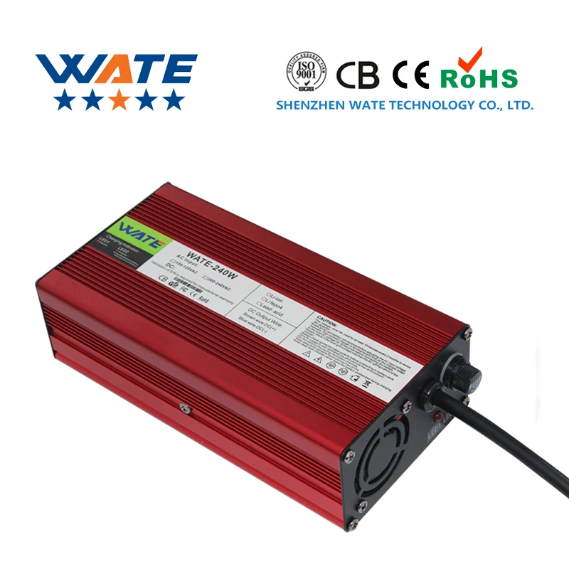 12.6V 10A charger 12V 10A  for 12V 3S battery charger electric bike Aluminium Alloy with Fan