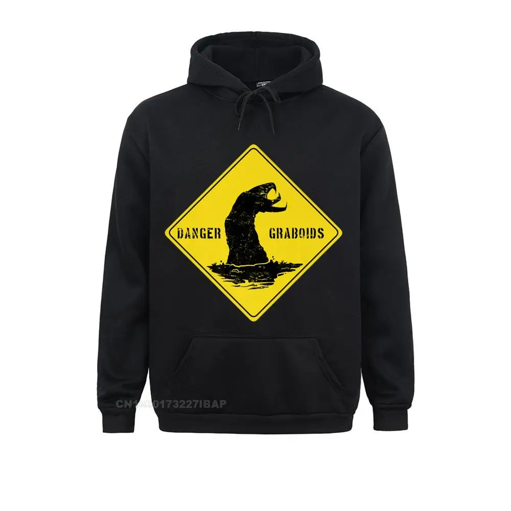 

Tremors Graboids Road Sign Premium Hoodie Sweatshirts Long Sleeve Funky Boy Summer Hoodies 3D Printed Clothes