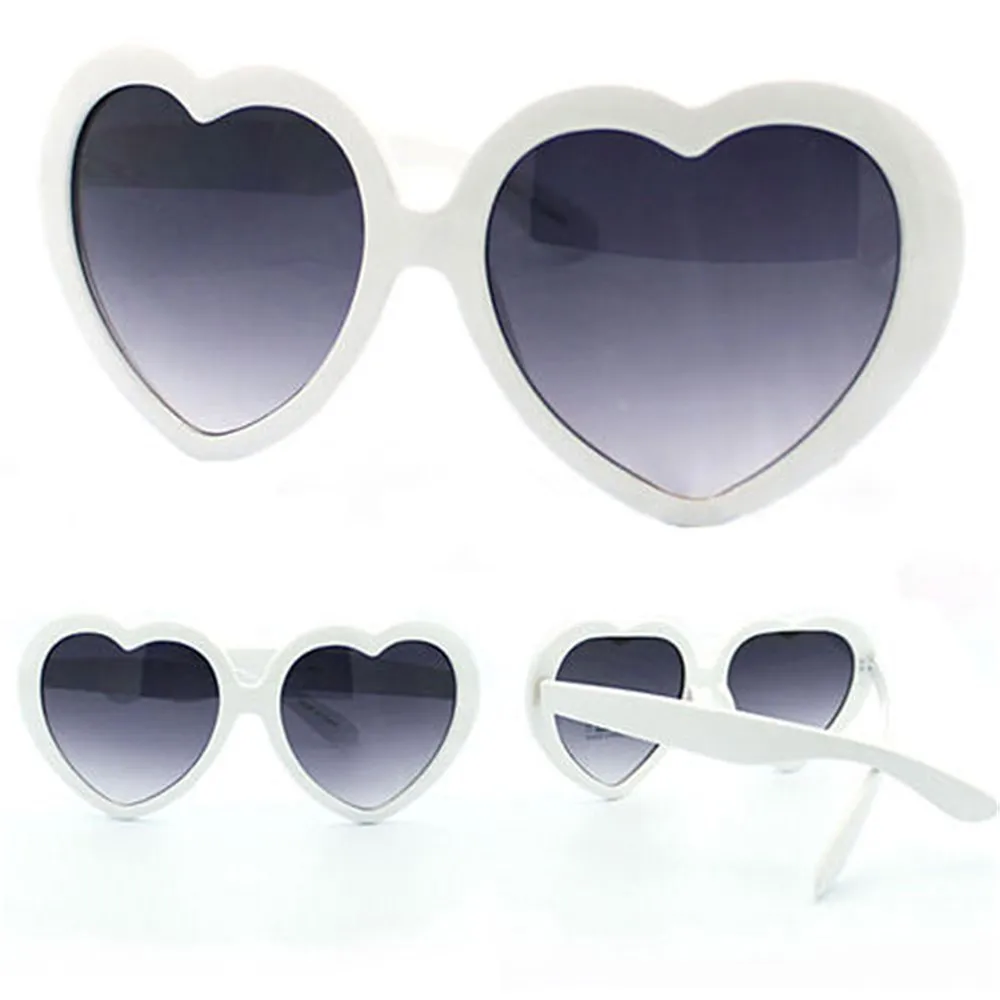 Fashion Funny Heart Shaped Sunglasses Women Summer Retro Love Heart Shape Sun Glasses Ladies Shopping Sunglass Driver Goggles