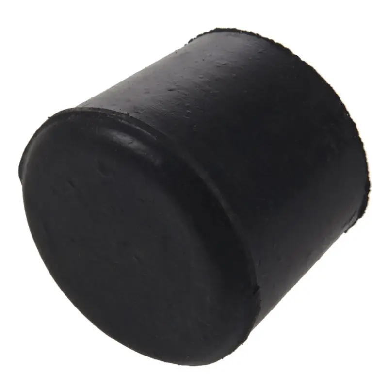 Muleta de goma para muebles, pies, taburete, almohadilla para Punta de pierna, 12 piezas, negro