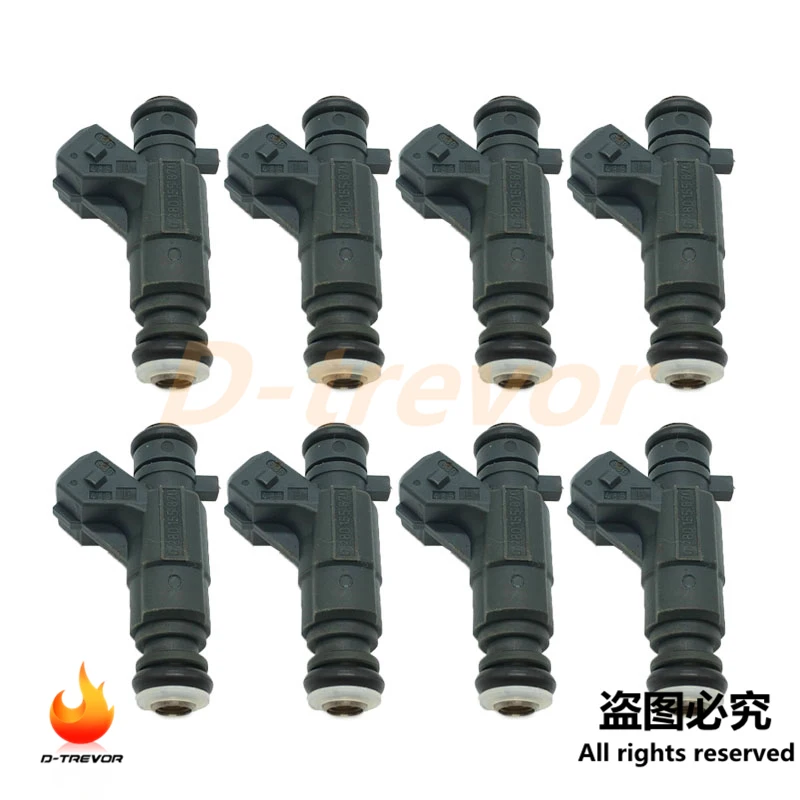 8PCS 0280155870 Fuel Injector For Repair Seal Cap Kit for GEELY 479 XIALI 8A SMP