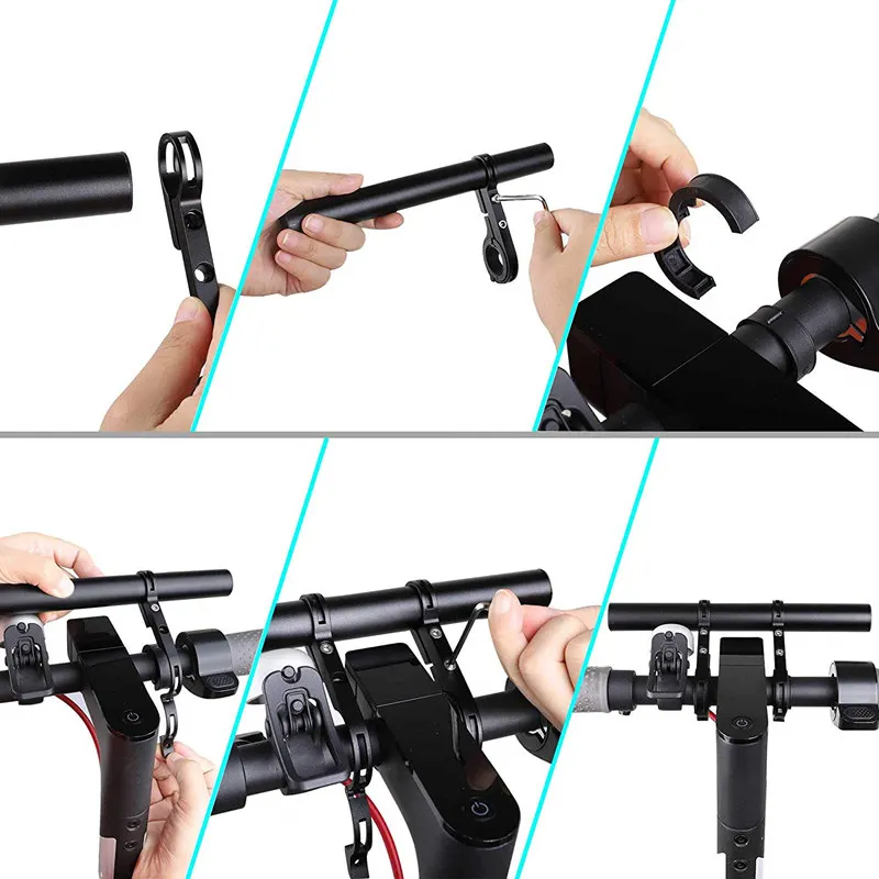 Lenker Extender Erweiterung Für Ninebot Es1 Es2 Fahrrad Für Xiaomi M365 1S Pro 2 Mi 3 Elektrische Roller Bar halterung Teile – Detail 7
