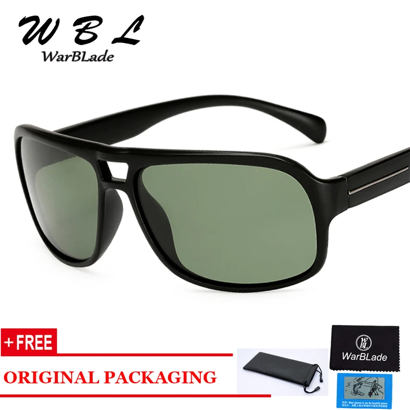 WarBLade 2024 Classic Men\'s Square Polarized Sunglasses Men Vintage Driving Mirror Sun Glasses UV400 Polarized Glasses Women