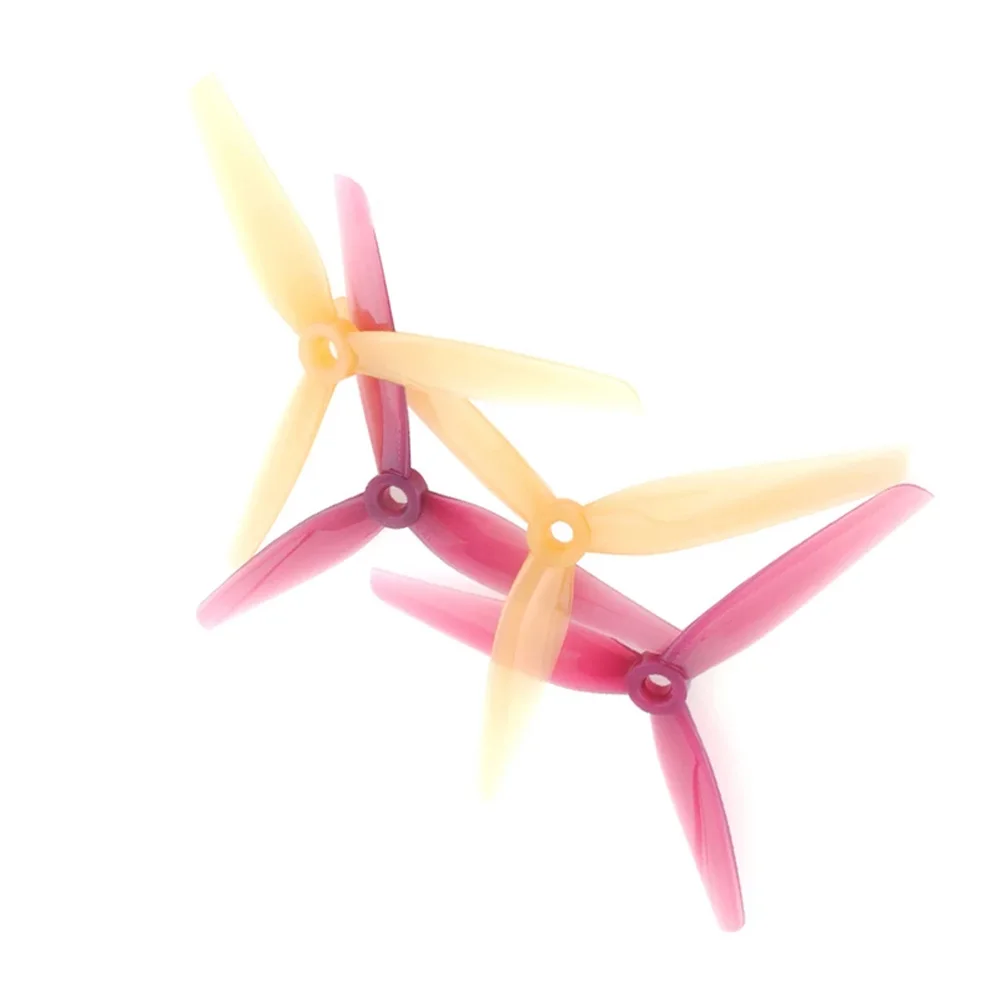 HQPROP Ethix P3 Peanut Butter & Jelly Prop 5130 5.1X3X3 3-Blade PC Propeller for RC FPV Racing Freestyle 5Inch Drones DIY Parts thumbnail 4