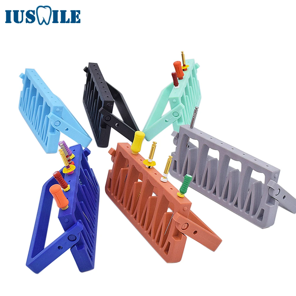 

5 PCS 8 Holes Endo Block Sterilizable Endodontic Block Endo Files Holder