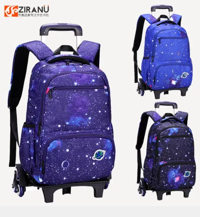 

school bag with wheels kids wheeled backpack for boys Children School trolley bags travel luggage School Rolling backpack Bags